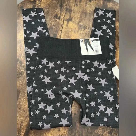 SET: Zac & Rachel | ladies fleece lined leggings, 2 pair. Size: L - Picture 8 of 15